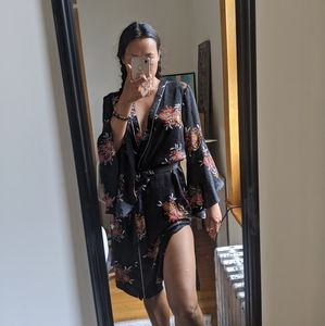 Silky Oriental Boho Kimono/robe